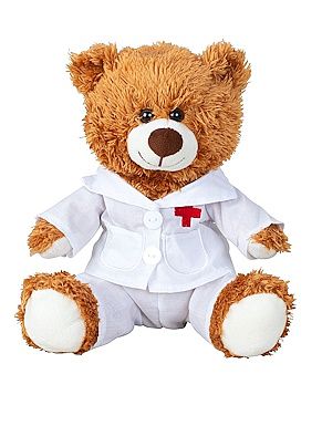 Teddy Doktor 23 cm aus Plüsch